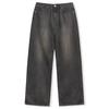 Nasyujeueol Basic Washed Wide Denim Pants_[Grey]