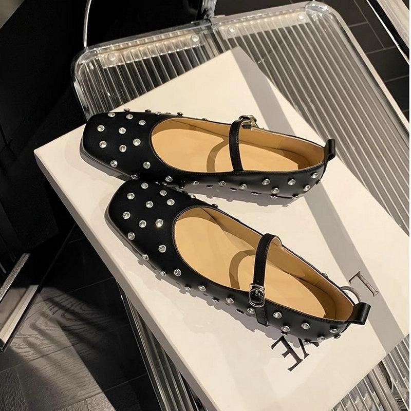 Fashion Flat Shoes for Women Spring Autumn 2025 Korean Version Thick Heel French Retro Temperament Mary Jane Shoes Loafers  Luxury Shoes