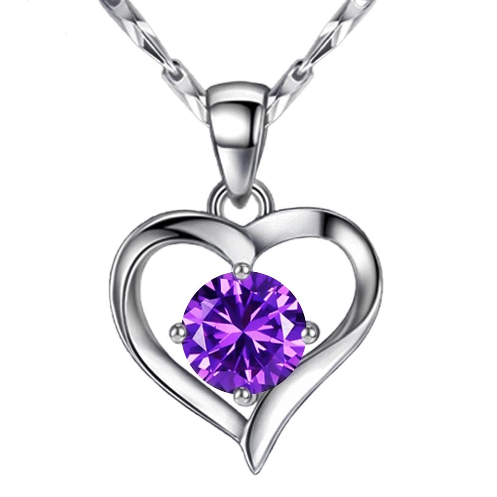 Mic, proaspăt, proaspăt, lanț clavical coreean simplu student Mori Lan pandantiv dragoste cristal