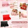 Mother Birthday Gifts Box  ''Mom'' Letter Empty Box Cardboard Fillable Paper Gift Flower Chocolate Packaging For New Mom Mother Birthday