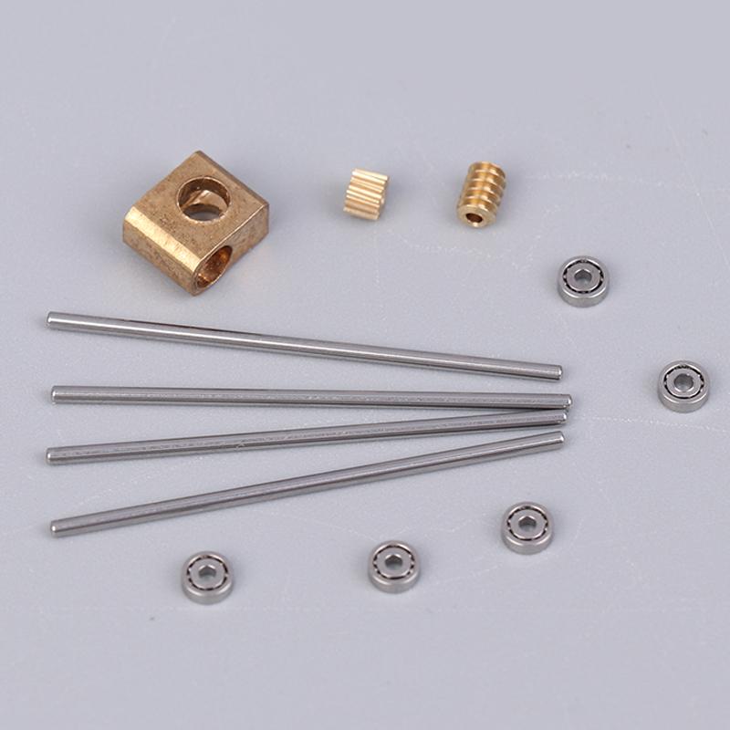 

Черв ячна шестерня турбіни 0.2M Micro 90° Коробка передач 12-кратний редуктор Механізм коробки передач Деталі моделі автомобіля своїми руками Precision version