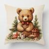Decorative Cushion Home Living Room Decor Throw Pillow Cover  xcm xcm xcm xcm plant winter Merry Christmas
