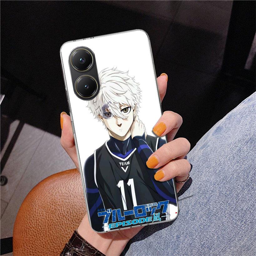 Blue Lock Nagi Seishiro Phone Case For Xiaomi Poco X7 X6 X5 Pro F7 Ultra Redmi 15C 15 13C 13 12C 12 10 10A 10C 9 9A 9C 9T Cover
