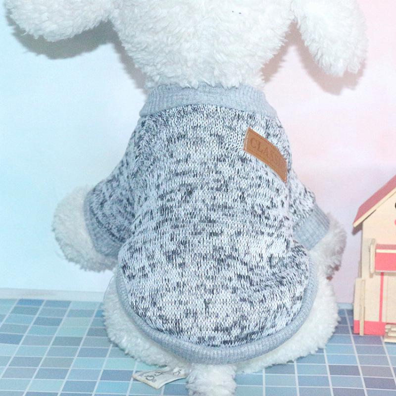 Fashion Wool Sweater Hoodie for Pets – Teddy Dog & Cat Apparel for Spring, Autumn & Winter