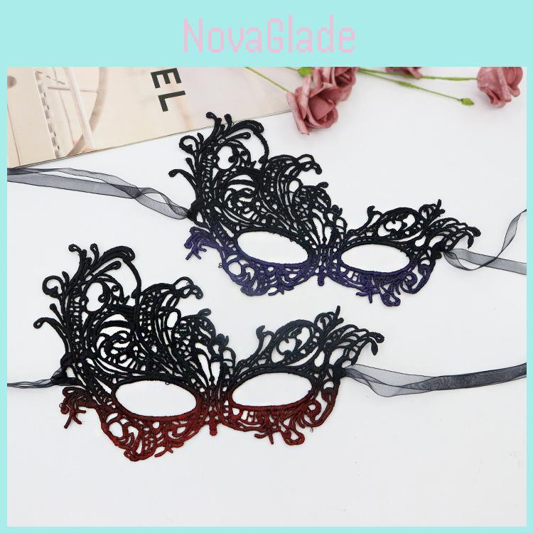 Princess Lace Phoenix Mask With Glitter And Gradient Colors For Halloween Costume Party