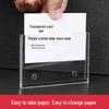 Magnetic Acrylic Label & Price Tag Holders