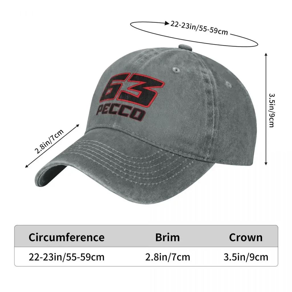 Pecco Bagnaia Fashion Baseball  Peaked  Unisexs Hat Womens   Womens