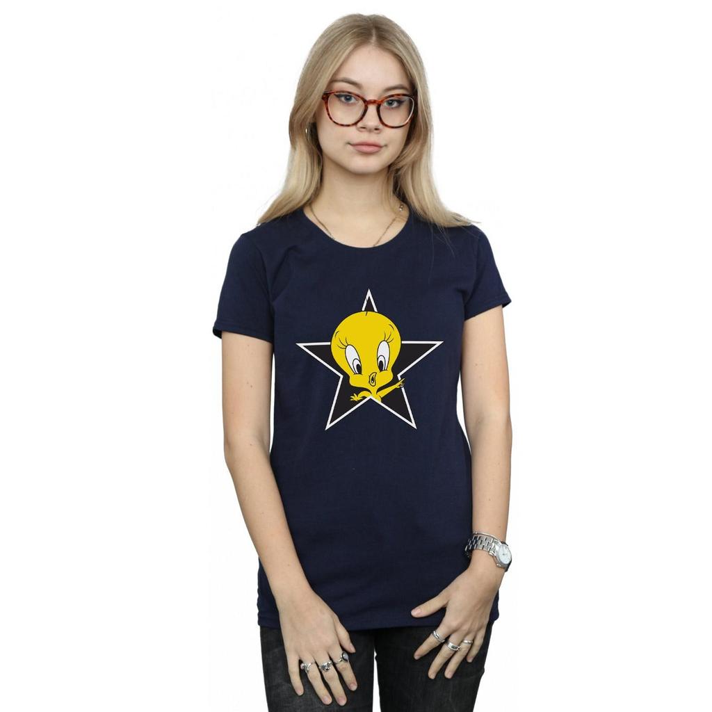 Looney Tunes Womens/Ladies Tweety Pie Star Cotton T-Shirt