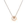 Roman Numeral Titanium Steel Necklace - Women's Fashionable Clavicle Chain In a Luxurious Light Style