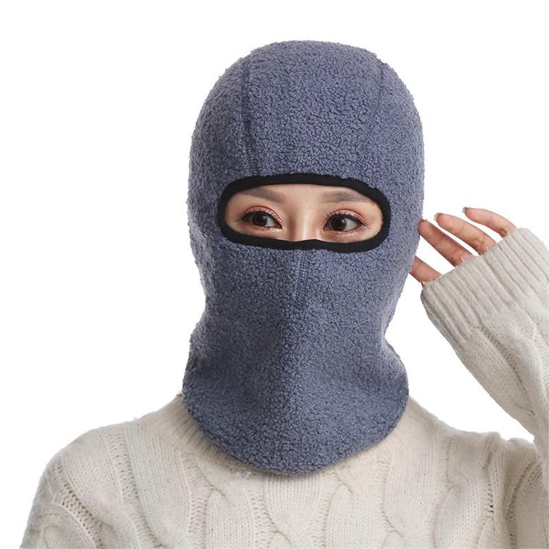 Winddichte & Staubdichte Kaltwetter-Fahrrad-Vollgesichtsmaske mit Ohren- und Nackenschutz