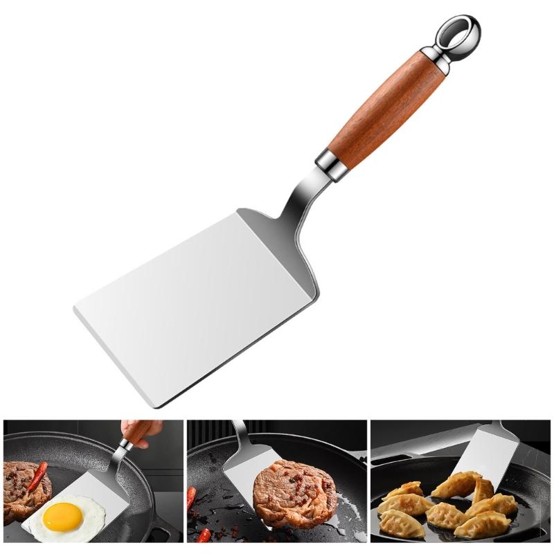304Stainless Steel Cooking Turner Kitchen Spatula Professional Spatula Kitchen Turner Suitable for Frying and Stirring