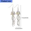 Exquisite Jellyfish Charm Earrings Personalized Jellyfish Pedant Earring Elegant Dangle Ear Hook for Stylish Outfits