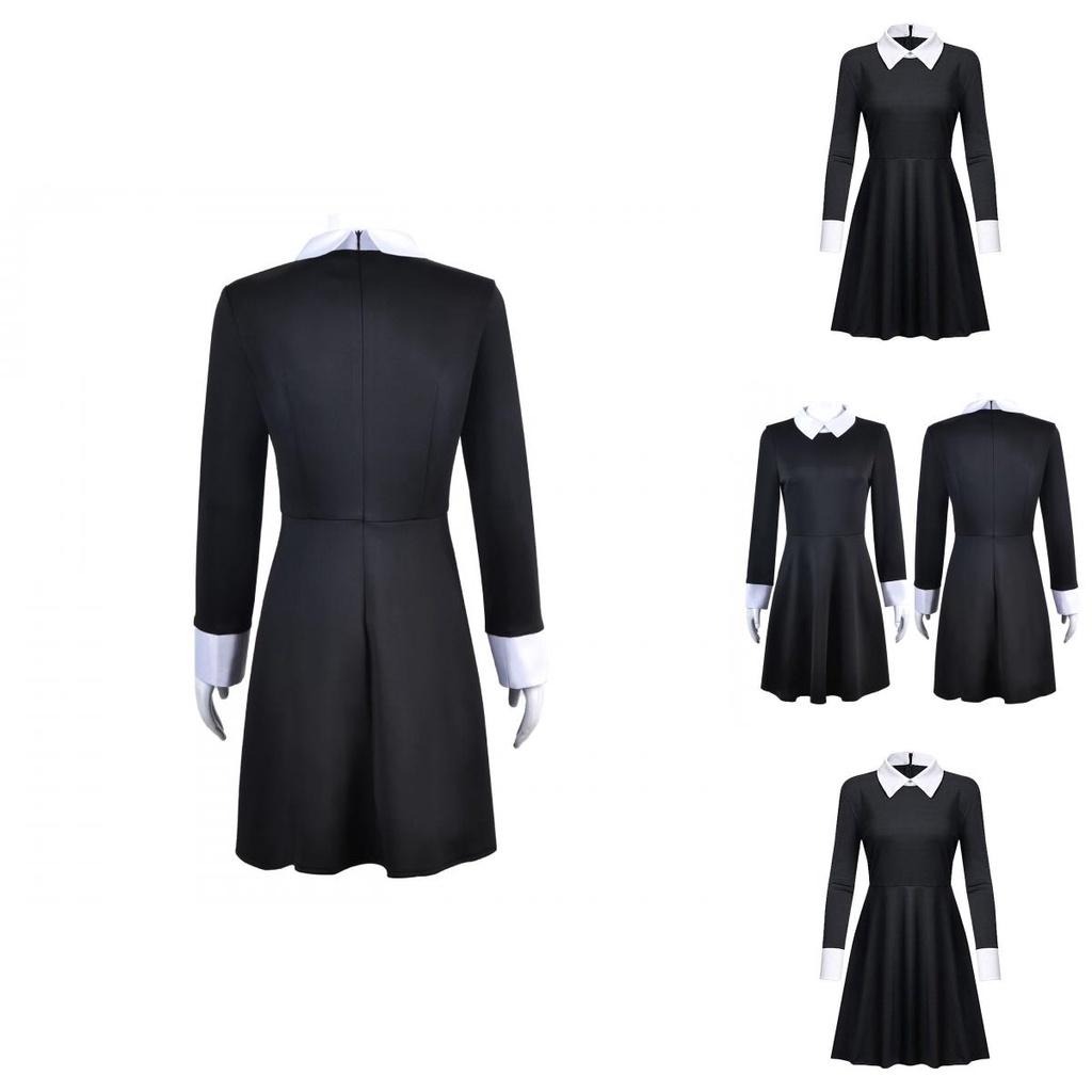 Stylish The Addams Family 2 Halloween Costume For Gothic Cosplay Party