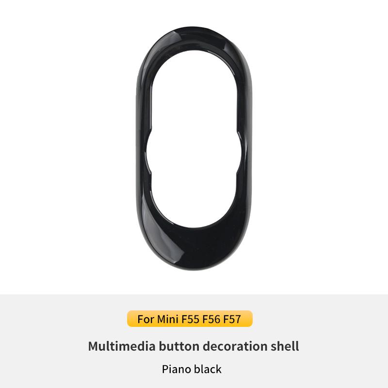 Car Center Console Multimedia Button Gear Panel Housing Cover Sticker For Mini Cooper ONE F56 F55 F57 Car Interior Accessories Pwaxk99