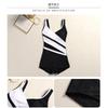 Badeanzug Damen Konservativ Einteiler Boxer Sport Bauchbedeckung Zum Schlank Zeigen Große Größe High-End Mode Heißes Baden