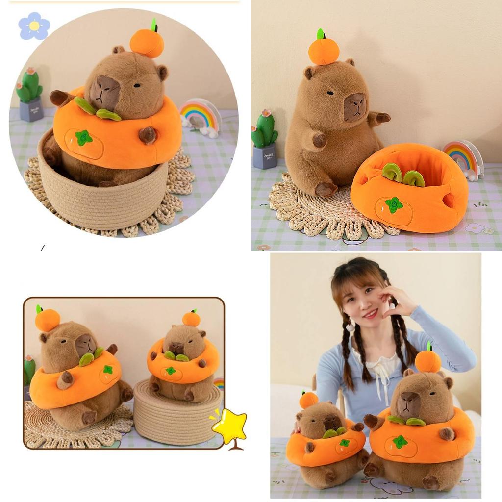 Adorable Capybara Plush Toy Soft Short Plush Animal Pillow For Home Decor And Gifts