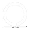 Wreath Frame Round Metal Wreath Form Wreath Ring Design for DIY Crafts Floral Projects Home Decor Holiday Weddings White