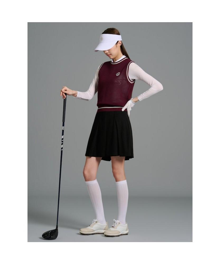 BEANPOLE GOLF [B_Under] Women'S Mid-Length Pleated Culottes - Black