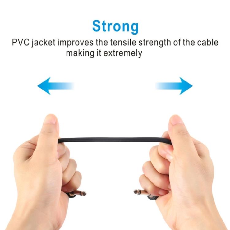 6PCS Space Saving Guitar Effects Cable Flexible Ribbon Design 15cm Length Suitable for Microphones and Sound Interfaces