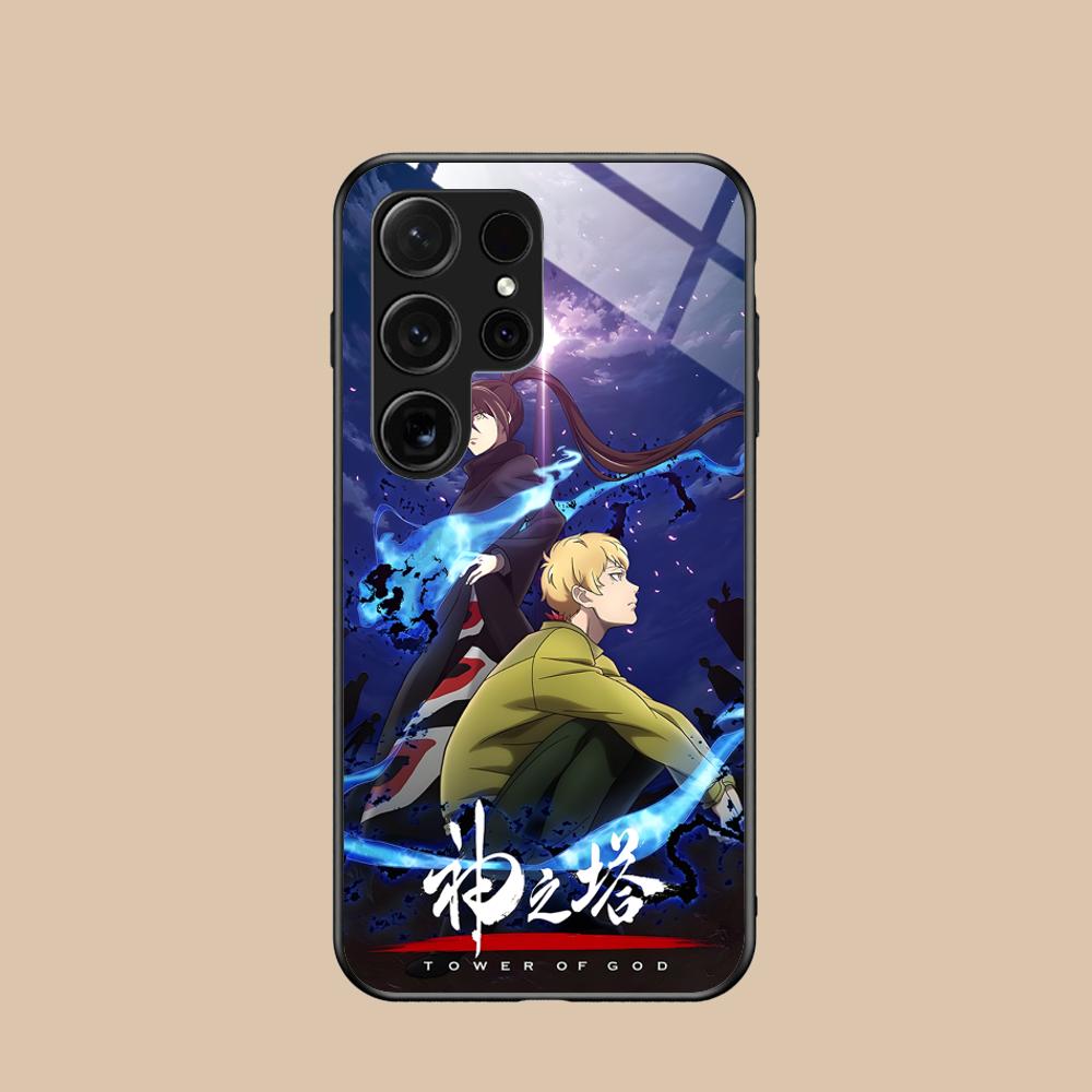 Anime Game Tower of God Phone Case for Samsung Galaxy S26 S25 S24 S23 S22 S21 S20 Note20 Plus FE Ultra Glass Colorful Cover
