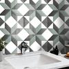 2 Pcs Peel And Stick Wall Tile Self-Adhesive Wall Tiles Waterproof PVC Decorative Tile Stickers for Kitchen Backsplash Bathroom