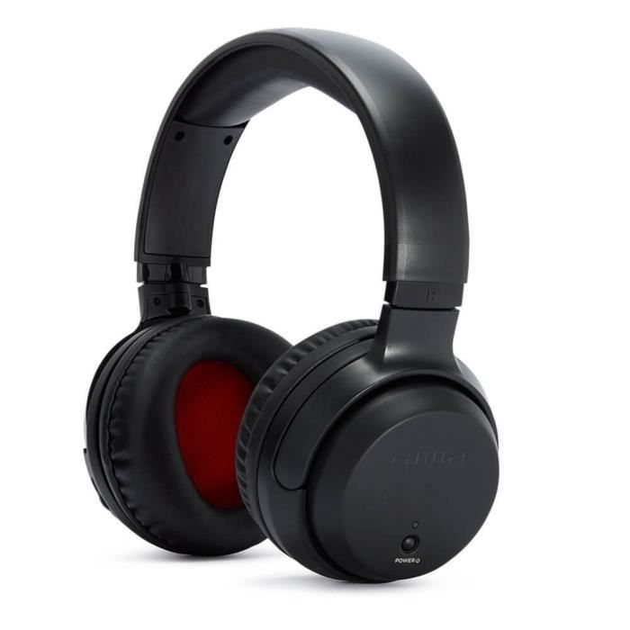 Casque Sans Fil - AIWA - WHF-880 - Noir - Portée 100 M - Station De Charge - PLL
