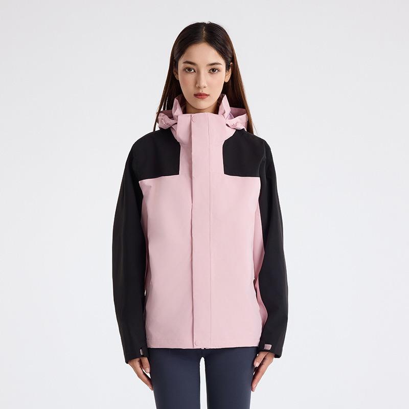 Rainstorm-proof Glue-pressed Jacket Men's Advanced Sense Three-in-one Three-proof Couple Jacket Women