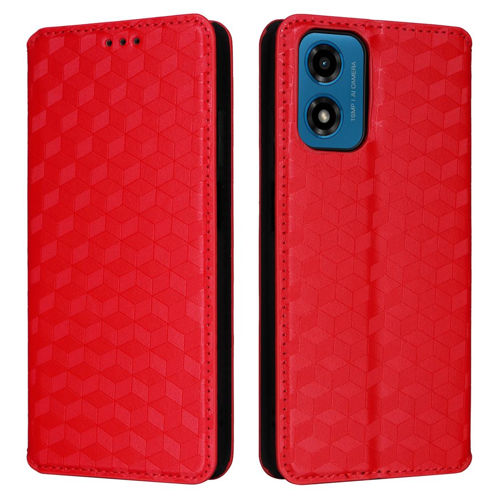 For Motorola Moto G04 4G/G04s 4G/G24 4G/G24 Power/E14 4G Case Leather Flip Wallet Phone Cover