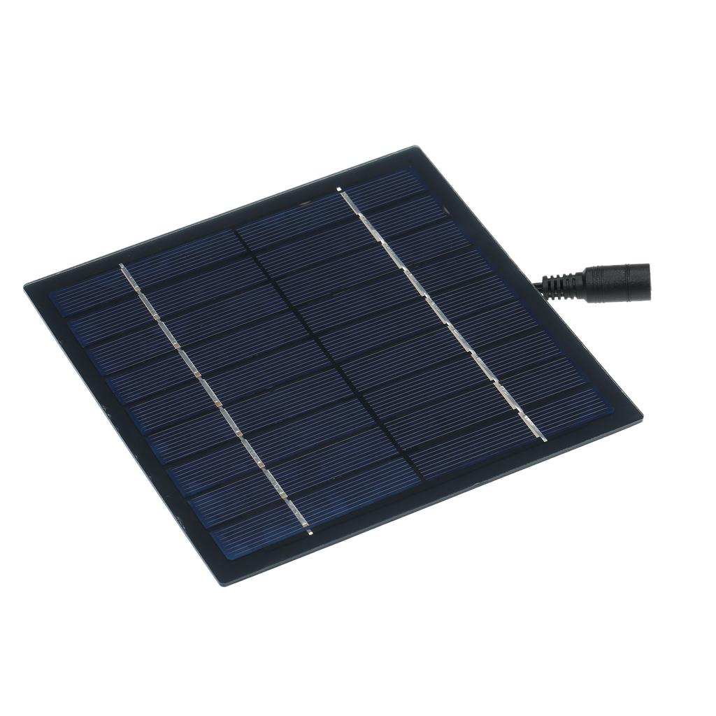 5W Solar Panel Powered Fan Fan IP65 Implooteo with High Conversion Solar Panel for Pet Dogs Dogs