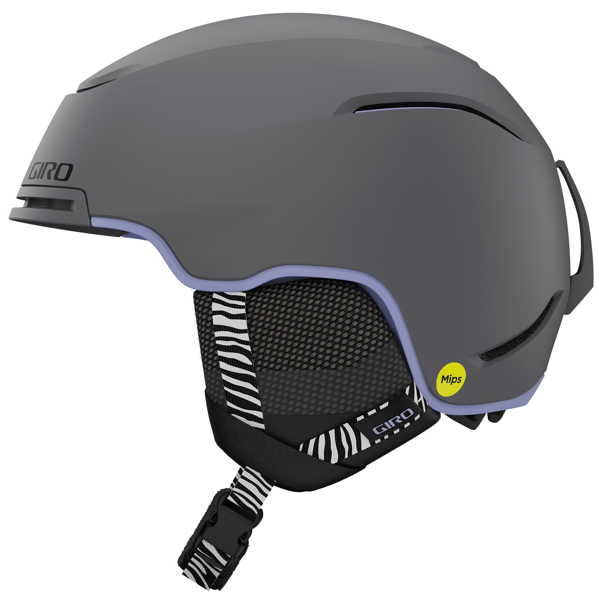 

Giro Terra MIPS Ski Helmet - Snowboard Helmet for Women & Youth - Matte Charcoal/Lilac - M (55.5-59cm)