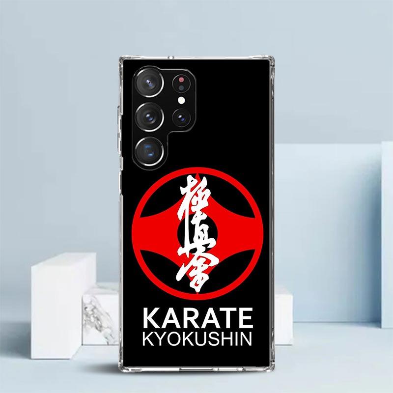 Oyama Kyokushin Karate Phone Case For Samsung Galaxy S24 S25 Edge S26 Ultra S22 S23 Plus S21 + S20 FE Soft TPU Back Cover Galaxy