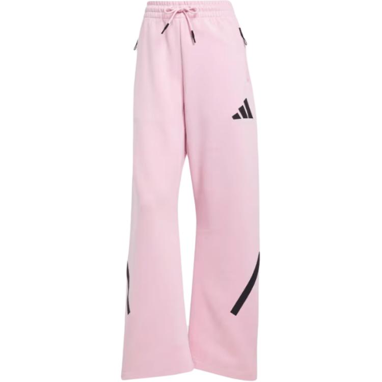 

Adidas ZNE Series Women s Mid-Rise Relaxed Fit Soft Knit Casual Sports Track Pants Pink JC5410 M