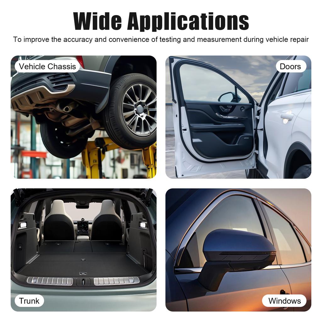 Professional 2D Car Frame Measuring Ruler System ±1mm High Precision for Vehicle Collision Repair Body Shop Tool