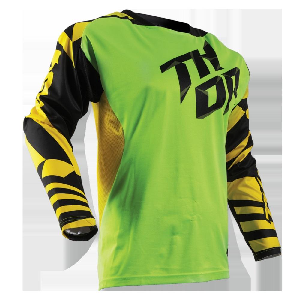 2024 heiß verkaufender THOR Downhill-Anzug Outdoor-Sport atmungsaktives langärmeliges T-Shirt Radsportanzug Offroad-Rennanzug