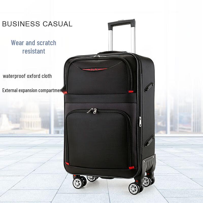 Spinner-Koffer aus Oxford-Stoff