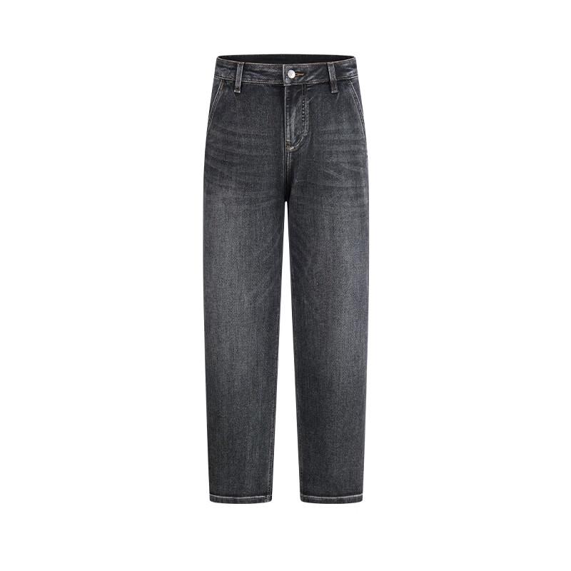 NVG·YOUNG Men's Retro Washed Loose Straight Jeans