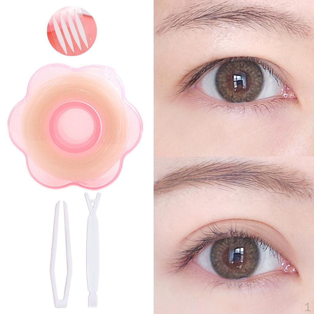 400 Pieces Eyelid Shadow Sticker Double Tape Long-Lasting Breathable Style 1