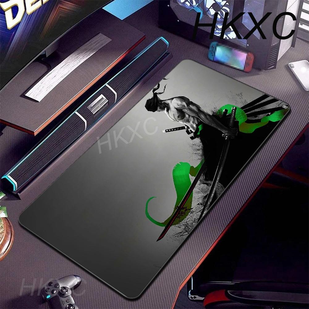 Cute Decorative Mousepad Anime One Piece Mouse Pad Large Size Boys Zoro Deskmat Office Non-Slip and Dirt-Resistant Keyboard Mat