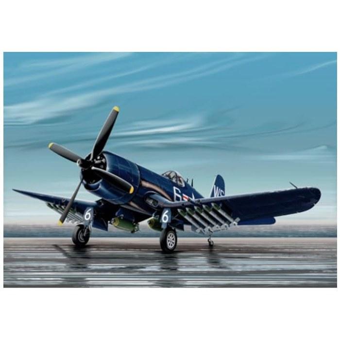 PLATZ Italeri 1/72 WWII US F4U-4B Corsair Plastic Model IT0062 Molded Color