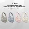 Luminous Bluetooth Wireless Headphones with Silicone Headband YDM48RGB, featuring Long Battery Life.
