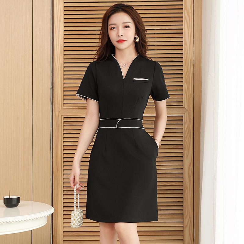 Elegant Women's Professional Uniform for Beauty Salon, Hotel Reception, Wellness Club, and Massage Therapist