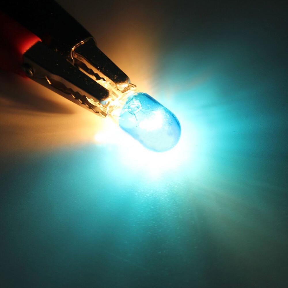 10Pcs Blue T10 501 W5W Interior Car Side Light Dash Panel Gauge Bulb Accessories