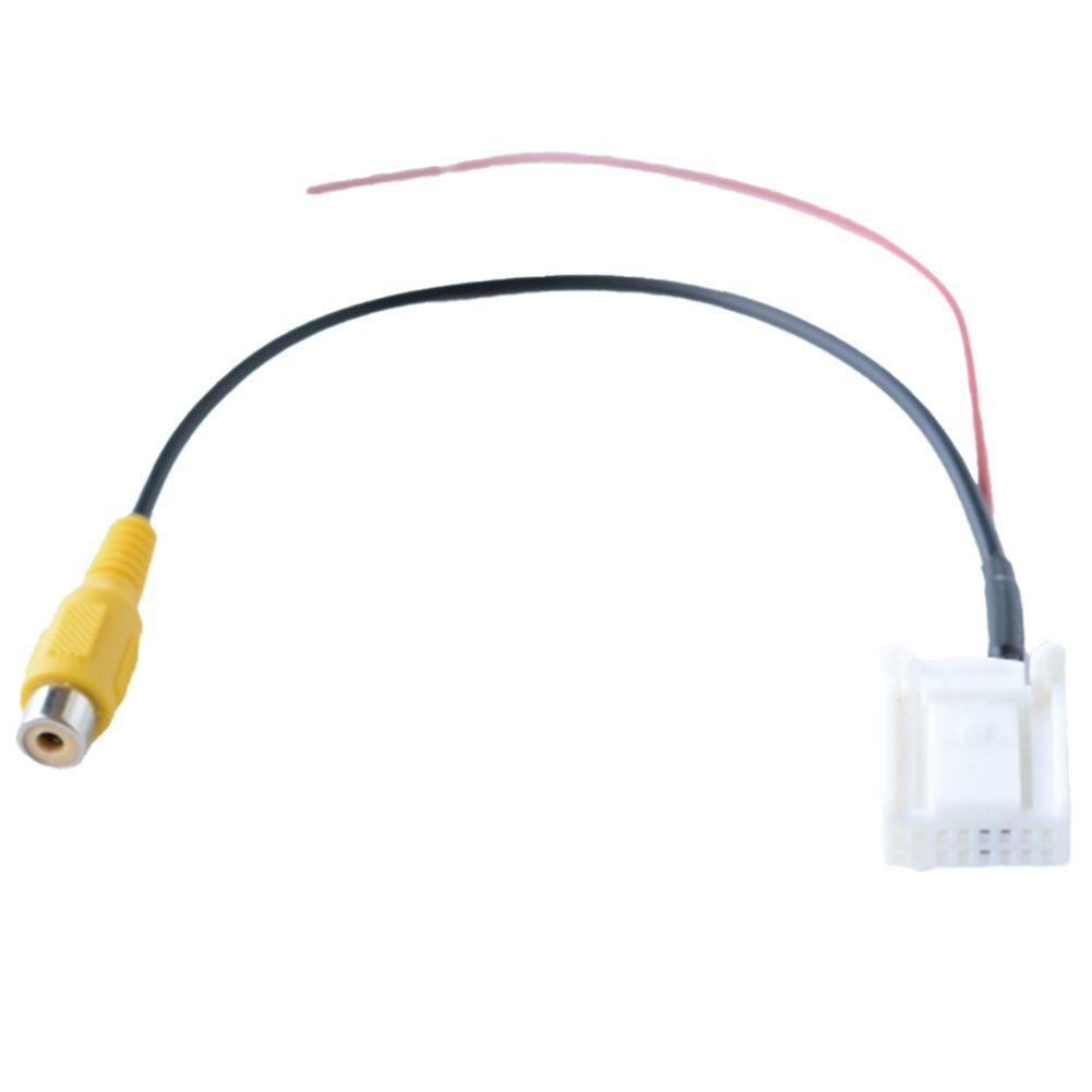 Car Video Input Cable Reverse Camera Connector Car Reversing Camera 12V Voltage 20cm Length Wear-resistant Material For Hyundai