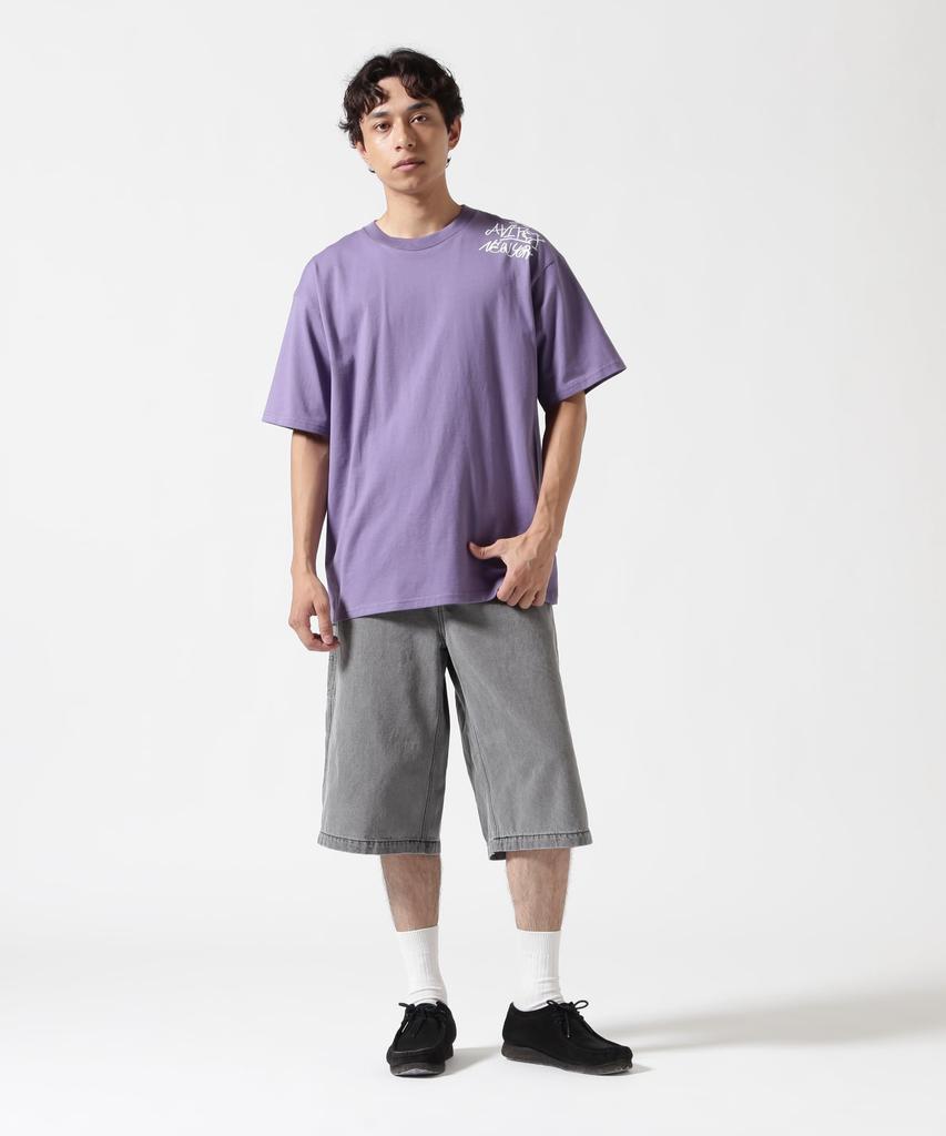 Avirex TAGGING SIGN T-SHIRT (WEB&DEPOT Exclusive) Men's Short Sleeve T-Shirt, Size L, 080, Purple, 783-5134084