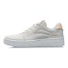 Li Ning Chaussures de Skate Basses Classiques Décontractées Femme sneaker Blanc Abricot AGCR186-1