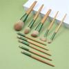 AEE4-10 Pieces Full Makeup Brushes Loose Powder Brush Foundation Brush Nose Shadow Brush Soft Fiber Hair