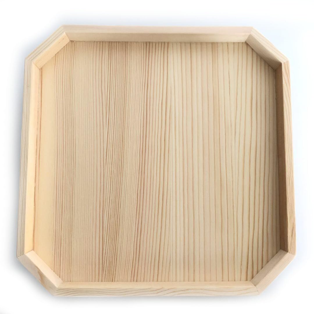 

Hinoki Hinoki Footed Sanpo (Sanpo) for 8-inch Shinto Shrines, Ideal for Shinto Offerings, Dimensions: Width 24cm, Depth 24cm, Height 5.5cm