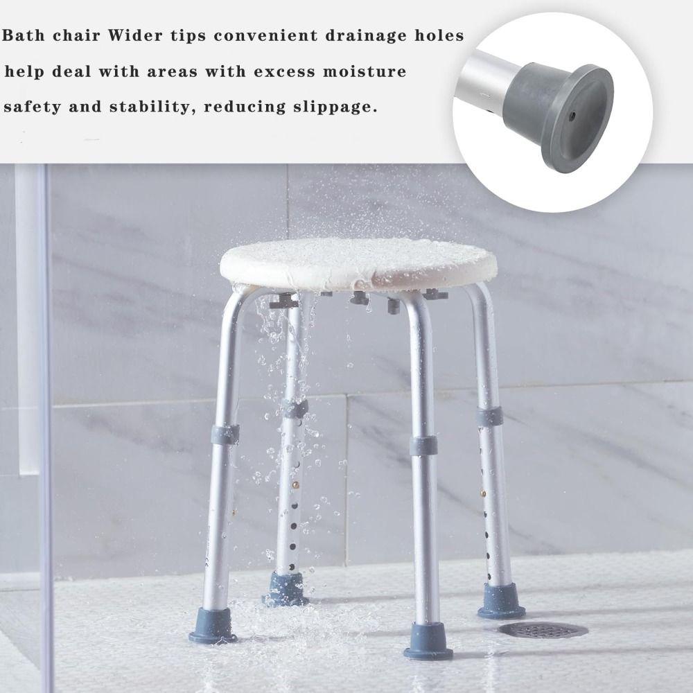 28.6MM Rezerves uzgaļi Kājiņas Gumijas Dušas krēsla Kāju pārsegs Jauni Neslīdoši Uzgaļi Vannas sēdeklis Izkārnījumi