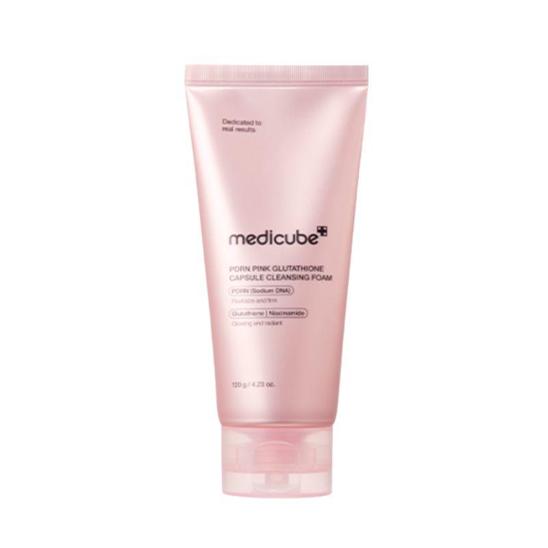 Medicube PDRN Pink Glutathione Capsule Foam Cleanser Brightening Deep Pore Facial Wash 120g 1