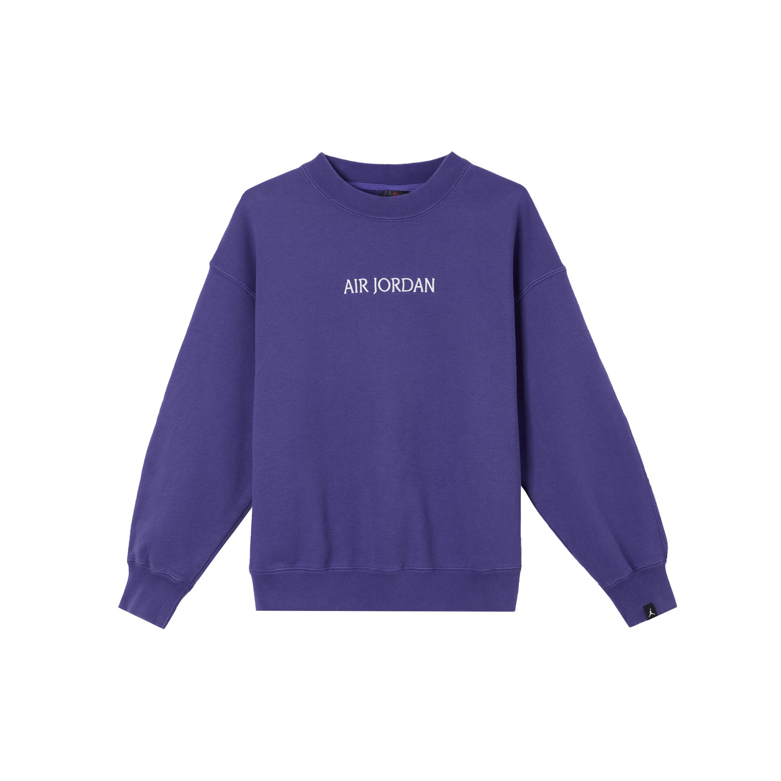 (WMNS)Air Jordan Worldmark Crewneck Sweatshirt Purple Women s DV6470-514 L